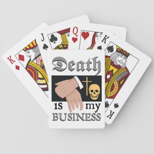 Funeral Director Playing Cards