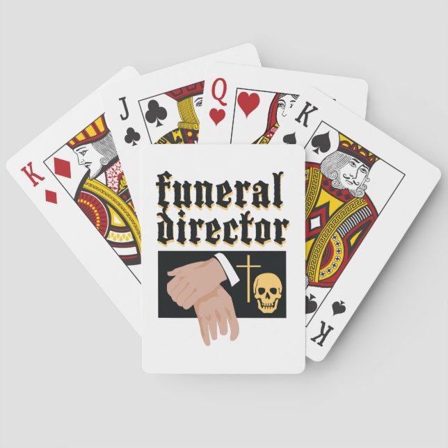 Funeral Director Poker Cards (Back)