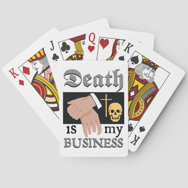 Funeral Director Poker Cards (Back)