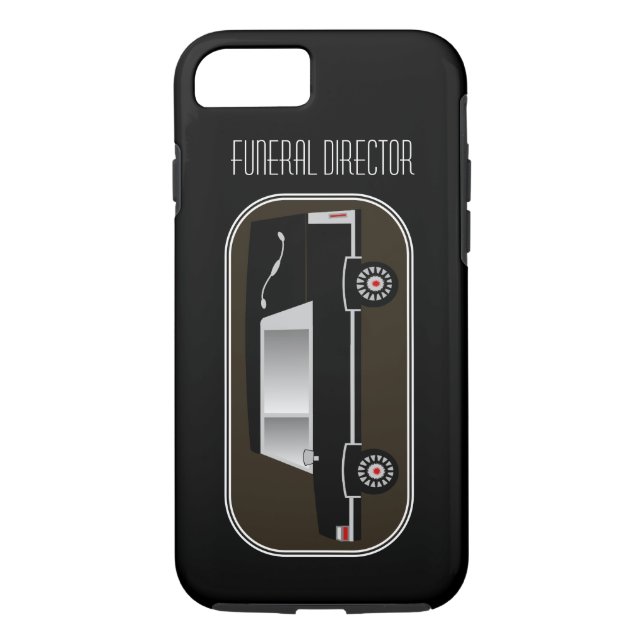 Funeral DirectoriPhone 7 case Hearse Design (Back)