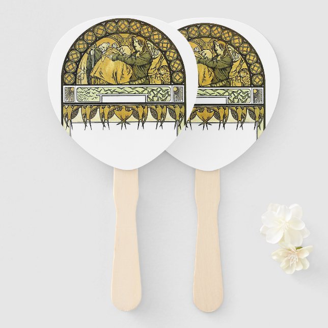 funeral fan (Front and Back)