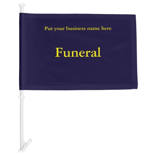 Funeral Flag for Cars and Trucks