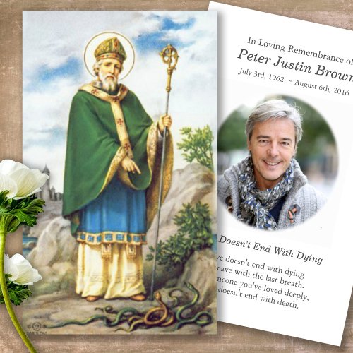 Funeral Glorious St Patrick Prayer Sympathy Cards