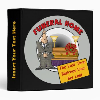 Funeral Home Avery Binder by retirementgifts at Zazzle