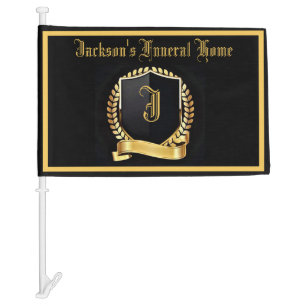 Funeral Home Car Flag