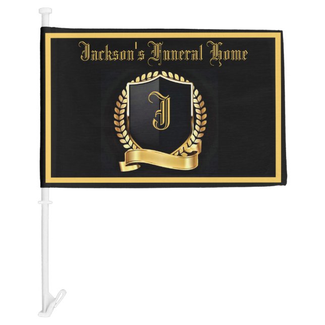 Funeral Home Car Flag (Front)
