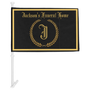 Funeral Home Car Flag