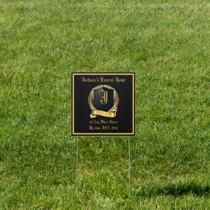 Funeral Home Sign