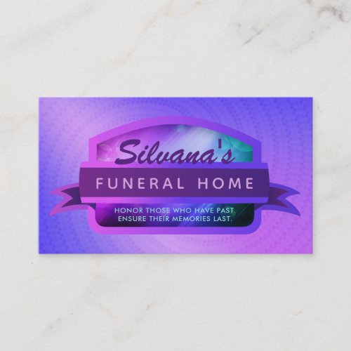 Funeral Home Slogans Business Cards