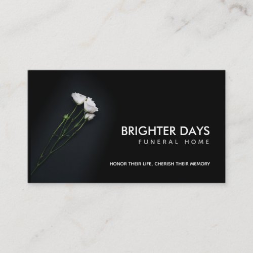 Funeral Home Slogans Business Cards