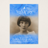 Funeral in loving memory prayer / poem card (Front)