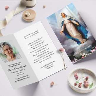 Funeral Loss Grace Memorial Prayer Sympathy Cards