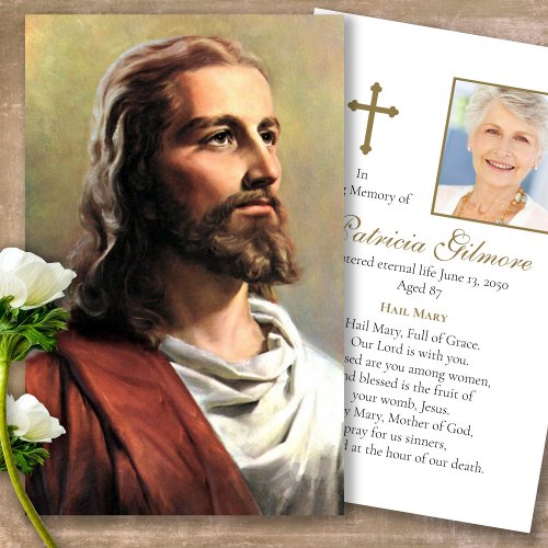 Funeral Loss Jesus Christ Prayer Sympathy Cards