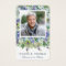Funeral Loss Purple Florals Prayer Sympathy Cards