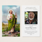 Funeral Loss St Jude Spanish Prayer Sympathy Cards
