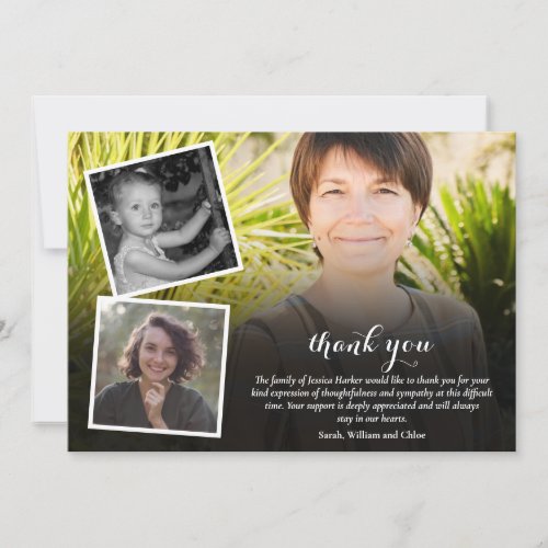 Funeral Memorial 4 Photo Collage Script