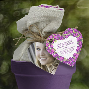 Funeral memorial gift plant tulip bulbs favor tags