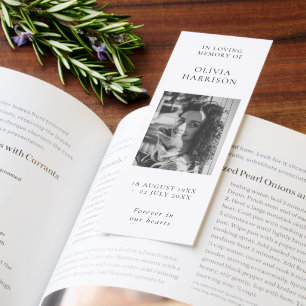 Funeral Memorial Loving Memory  Bookmarks