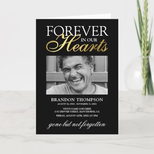 Funeral Memorial Order of Service Program