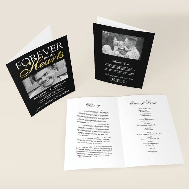 Funeral Memorial Order of Service Program (Creator Uploaded)