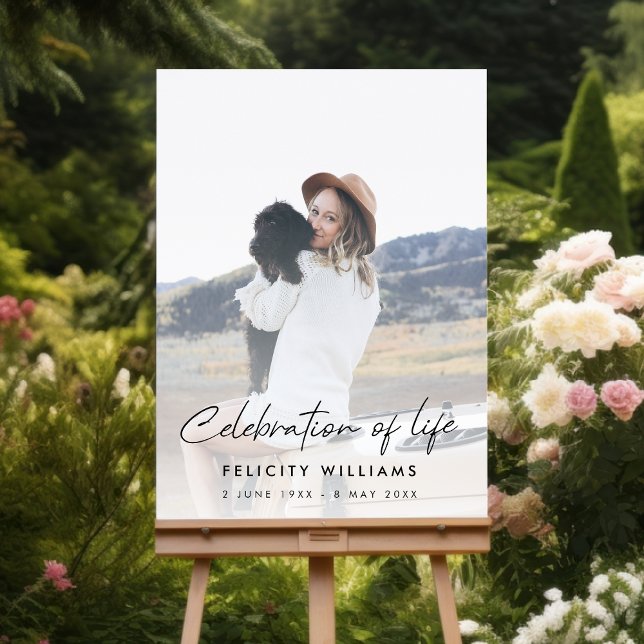 Funeral Memorial Photo | Celebration of Life Foam Board (Creator Uploaded)