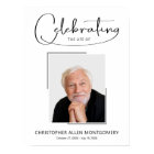 Funeral Memorial Photo Celebration Of Life