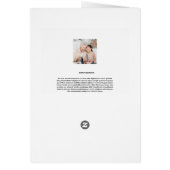 Funeral Memorial Program Template (Back)