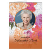 Funeral Memorial Program Template (Front)