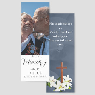Funeral Memorial | Religious Bookmark Card