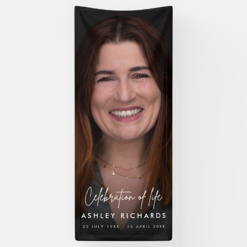 Funeral Memorial Service Celebration of Life   Banner