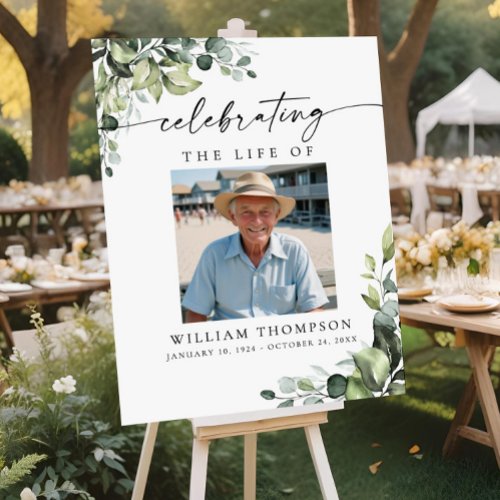 Funeral Memorial Sign, Celebration of Life, In Lov