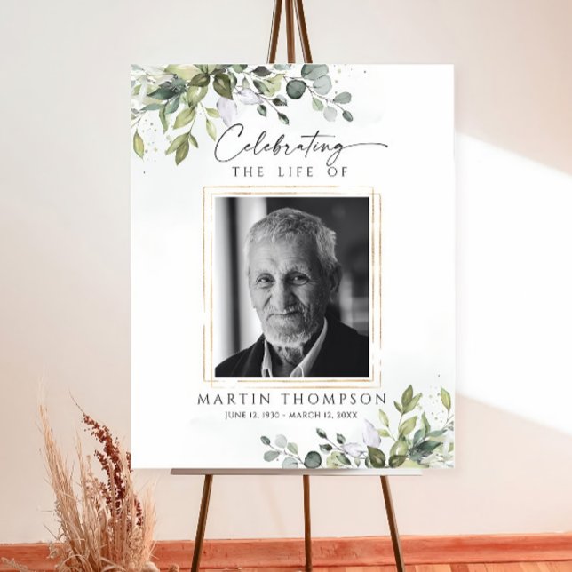 Funeral Memorial Sign, Celebration of Life In Love Foam Board (Creator Uploaded)