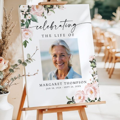 Funeral Memorial Sign, Celebration of Life In Love