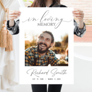 Funeral Memorial Sign Celebration Of Life Welcome