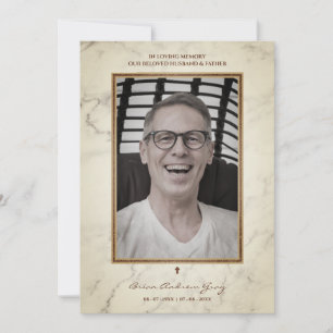 Funeral Men Loved One Father Husband Passed Away