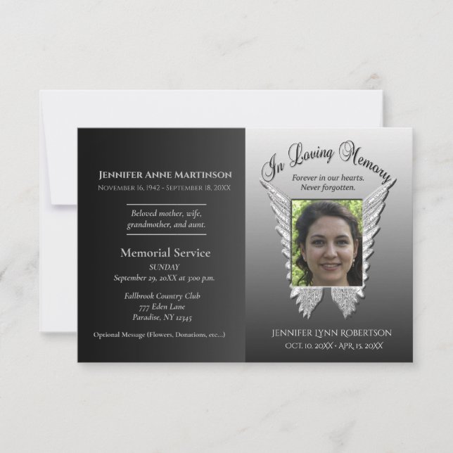 Funeral Notice (Front)
