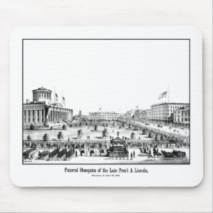 Funeral Obsequies Of President Lincoln Mouse Pad