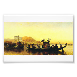 Funeral of a Mommy on the Nile by Frederick Arthur Photo Print