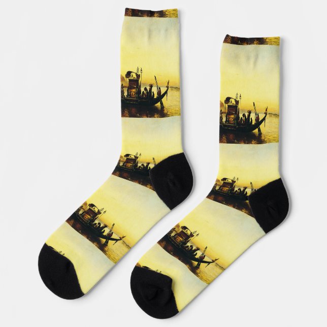 Funeral of a Mommy on the Nile by Frederick Arthur Socks (Left)