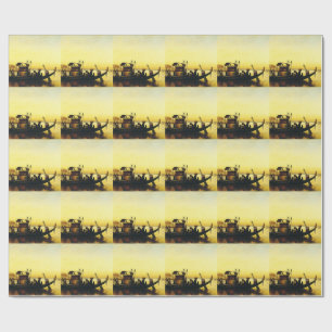 Funeral of a Mommy on the Nile by Frederick Arthur Wrapping Paper