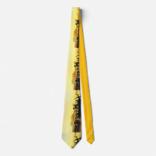 Funeral of a Mummy on the Nile Art Neck Tie