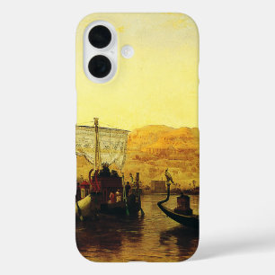 Funeral of a Mummy on the Nile by Frederick Arthur iPhone 16 Case