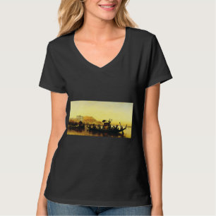 Funeral of a Mummy on the Nile by Frederick Arthur T-Shirt