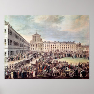 Funeral of Ludwig van Beethoven in Vienna Poster