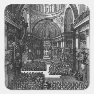 Funeral of Marie-Louise d'Orleans  Queen of Square Sticker