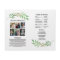 Funeral Order of Service Celebrating Life Leaf