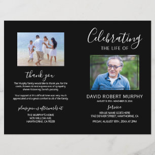 Funeral Order of Service   Photo Memorial Program