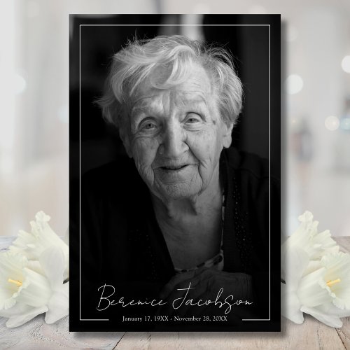 Funeral Photo Memorial Celebration Of Life