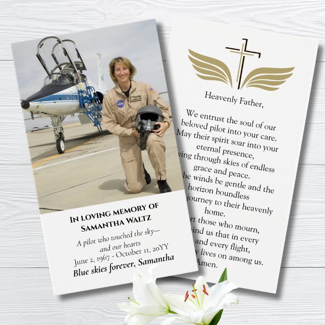 Funeral Photo Prayer for Pilot Modern Aviation (Creator Uploaded)