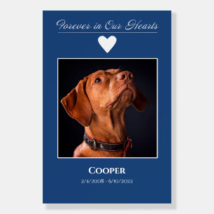 Funeral Poster - Forever In Our Hearts - Blue